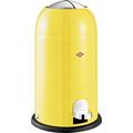 Wesco 180 312 Kickmaster Junior Abfallsammler 12 Liter lemongelb 30 x 30 x 51cm (L/B/H), Edelstahl