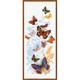 Riolis 902 Kreuzstich-Set Russische Schmetterlinge, Baumwolle, Mehrfarbig, 22 x 50 x 0.1 cm