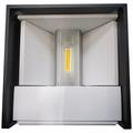 Helestra LED Wandleuchte / IP54 / anthrazit / 3000 K/H: 10 cm, B: 15 cm, Ausladung 12.5 cm, warmweiß A28242.93