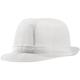 treues a214-s Trilby Hat, 54 cm, klein, weiß
