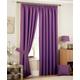 Just Contempo Vorhang, Polyester, Curtain 90x90 inches (extra Long Huge Massive, Heather (Purple aubergine Damson), Stück: 1