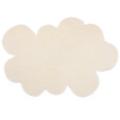 Pilepoil Teppich für Kinder, Wolke, Kunstfell, 140 x 200 cm, Weiß