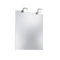 Trio Leuchten LED-Bad-Spiegelleuchte zweier Set in Chrom, inklusive je 4W LED, 6 x 6 cm, IP44 282080206