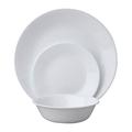 Corelle Geschirr-Set Winter Frost White aus Vitrelle-Glas für 6 Personen 18-teilig, splitter- und bruchfest