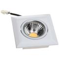 Nobile LED-Einbaustrahler A 5068Q T Flat 8 W, eckig, weiß 1856701023