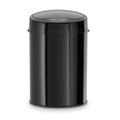 ECHTWERK® EW-BE-0249 Edelstahl Büro-/Bad-/Kosmetikabfalleimer 9L MIT IR SENSOR - INOX BLACK Mülleimer Papierkorb