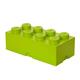 LEGO Aufbewahrungsstein, 8 Noppen, Stapelbare Aufbewahrungsbox, 12 l, lindgrün