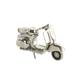 Sphère 009815 Motorroller, Metall, 8 x 25 x 17 cm, Silberfarben