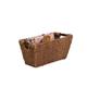 Honey can do sto-02965 Korb von Algen Marine mit Griffen, Holz, Weiß, 43.18 x 22.86 x 20.32 cm