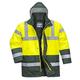 Portwest Warnschutz Kontrast Traffic-Jacke, Größe: M, Farbe: Gelb/Grün, S466YGRM, Medium
