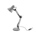 Leitmotiv Hobby Design Stahl Tischlampe, 25 W, Dunkelgrau, Durchmesser 12,5 cm, Höhe 55 cm