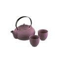 Bia Oriental Teekanne Hobnail & 2 Tassen Fuji, violet