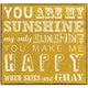 MBI You Are My Sunshine Post Bound Notizbuch, 30,4 x 30,4 cm