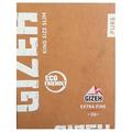 Gizeh 411110053 Pure King Size Slim - Langes Papier, 25 Heftchen x 33 Blättchen, Bio Hanf