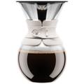 Bodum pour over Kaffeebereiter (Permanentfilter, Spülmaschinengeeignet, 1,0 liters) cremefarben