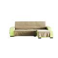 Eysa Lona Liso Sofa Überwurf Chaise Longue 290 cm. rechts Frontalsicht - Fb. 01-beige