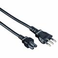 Hama Netzstecker für italienische Stromversorgung, IEC 60320 C5 F dreipolig, 1,5 m, 1 Stern, Schwarz