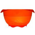 pavonidea colacolatars Silikon Colander-Size 235 x 140 x 140 mm, orange