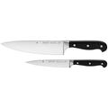 WMF Spitzenklasse Plus Messerset, 2-teilig, 2 Messer, Küchenmesser geschmiedet, Performance Cut, Kochmesser Zubereitungsmesser