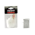 Zippo 2.004.501.2 Feuerzeug Logo with Skulls plus Ersatz-Watte Satin Finish, Collection 2015