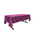 LA, Leinen, Polyester, Popelin, Tischdecke, Polyester, Magenta, 152.4 x 305 x 0.04 cm