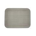 SIGNATURE HOME COLLECTION Tablett, Lederimitat, Grau