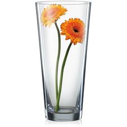 Bohemia Crystal Vase Glatt, Glas, Transparent, 14 x 14 x 29 cm
