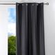 Lovely Casa r67009002 ekokuir Pfanne 135 x 250 Eye 100% Baumwolle, Baumwolle, Schwarz, 135 x 250 cm