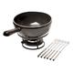 Emile Henry Fondue-Set Kohle