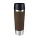 Emsa 515616 Isolierbecher Mobil genießen, 500 ml, Quick Press Verschluss, Travel Mug Grande, braun