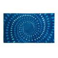 SCHÖNER WOHNEN-Kollektion, Mauritius, Badteppich, Badematte, Badvorleger, Design Kreise - blau, Oeko-Tex 100 zertifiziert, 60 x 60 cm