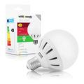 WHITENERGY E27 12 Watt LED Lampe Globusform - 1100 Lumen - vgl. 80W - 90W Glühbirne - Warmweiß (3000 K) - SMD 2835 - LED Leuchtmittel 160° Abstrahlwinkel - G95 Globe