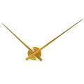 Karlsson KA5516GD Wanduhr Little Big Time Alu Goldfarben, Aluminium, Gold, 90x90x3 cm