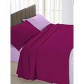 Italienische Bettwäsche Bedding lila/Fuchsia Doppelbett 250 x 300 cm