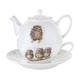 Wrendale Tea for One with Saucer (Owls)