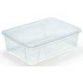 Mondex pls616–00 Kleidung Aufbewahrungsbox mit Deckel Klar Kunststoff 56 x 39,5 x 25,6 l 17 cm