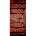 PeelitStickit id-033 60 Breite x 130 cm Höhe Ziegelwand Textur in rot Stil Hohe Qualität Vinyl Wand Wandbild Tapete