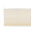 mydeco Plissee Cream ohne Bohren 80 cm breit, verspannt, Jalousie Rollo -Komplettset- mit doppelten Stoff (Wabe), 80x130 cm