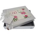 WHITE COTTON CARDS ", 60. Geburtstag, Englisch Roses-Album