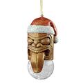 Christbaumschmuck - Lono Tiki Maske Feiertags-Verzierung - Tiki Statue Hawaii-Dekorationen