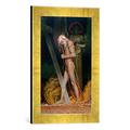 Gerahmtes Bild von Sascha Schneider Judas Ischarioth, Kunstdruck im hochwertigen handgefertigten Bilder-Rahmen, 30x40 cm, Gold raya
