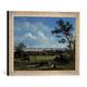 Gerahmtes Bild von John Knox A View of Regent's Park and the Colosseum from Primrose Hill, 1832", Kunstdruck im hochwertigen handgefertigten Bilder-Rahmen, 40x30 cm, Silber raya