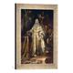 Gerahmtes Bild von Ferdinand Richter "Gian Gastone de' Medici / F.Richter", Kunstdruck im hochwertigen handgefertigten Bilder-Rahmen, 30x40 cm, Silber raya