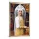 Gerahmtes Bild von Viktor Michailowitsch Wasnezow "Russische Braut", Kunstdruck im hochwertigen handgefertigten Bilder-Rahmen, 70x100 cm, Silber raya