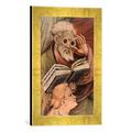 Gerahmtes Bild von Konrad von Soest Ausgießung des Hl. Geistes, Kunstdruck im hochwertigen handgefertigten Bilder-Rahmen, 30x40 cm, Gold raya