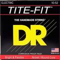 DR Strings TITE-FIT™ - Nickel Plated Electric Guitar Strings: Medium to Heavy 10-52