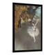 Gerahmtes Bild von Edgar Degas "Der Star", Kunstdruck im hochwertigen handgefertigten Bilder-Rahmen, 70x100 cm, Schwarz matt
