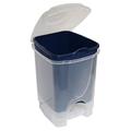 Mondex pls570d-25 Roll Top Treteimer Kunststoff 31 x 27 x 41 cm 16 l, blau, 16 l