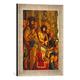 Gerahmtes Bild von Quinten Massys Ecce Homo, Kunstdruck im hochwertigen handgefertigten Bilder-Rahmen, 30x40 cm, Silber Raya