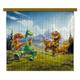 AG Design FCSXL 4325 Tenda Kinderzimmer Wand Sticker, Stoff, Mehrfarbig, 0.1 x 180 x 160 cm